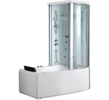 Акриловая ванна с душевой кабиной Gemy 170х85 G8040 B R с гидромассажем