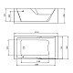 Заказать Акриловая ванна Gemy 171х86 G9066 II K L с гидромассажем в магазине сантехники Santeh-Crystal.ru