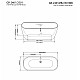 Заказать Акриловая ванна Grossman 170x80 GR-2501MB без гидромассажа в магазине сантехники Santeh-Crystal.ru