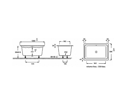 Santeh-Crystal.ru: Акриловая ванна Jacob Delafon Capsule 120x80 E6D122-00 без гидромассажа Купить Акриловая ванна Jacob Delafon Capsule 120x80 E6D122-00 без гидромассажа в магазине сантехники Santeh-Crystal.ru