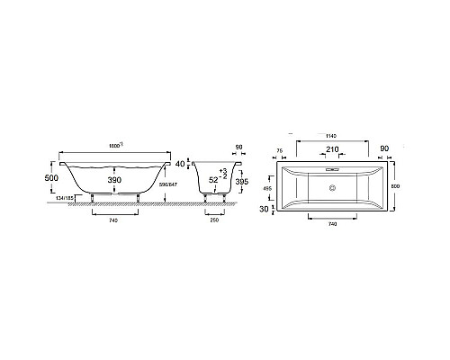 Santeh-Crystal.ru: Акриловая ванна Jacob Delafon Evok 180x80 E60269RU-00 без гидромассажа Заказать Акриловая ванна Jacob Delafon Evok 180x80 E60269RU-00 без гидромассажа в магазине сантехники Santeh-Crystal.ru