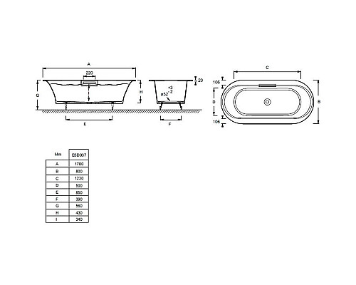 Santeh-Crystal.ru: Чугунная ванна Jacob Delafon Volute 170x80 E6D037-00 с антискользящим покрытием Купить Чугунная ванна Jacob Delafon Volute 170x80 E6D037-00 с антискользящим покрытием в магазине сантехники Santeh-Crystal.ru