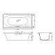 Купить Чугунная ванна Jacob Delafon Volute 170x80 E6D901-0 с антискользящим покрытием в магазине сантехники Santeh-Crystal.ru