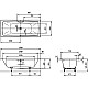 Приобрести Стальная ванна Kaldewei Cayono Duo 724 170x75 272400013001 с покрытием Easy-clean в магазине сантехники Santeh-Crystal.ru