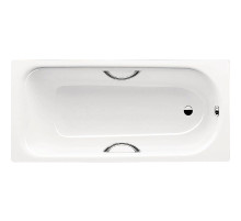 Стальная ванна Kaldewei Saniform Plus Star 337 180х80 133700013001 с покрытием Easy-clean с отверстиями под ручки