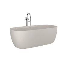 Ванна из искусственного камня Kludi Resa S 170x80 53BF02O2 цвет Серо-бежевый матовый
