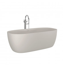 Ванна из искусственного камня Kludi Resa S 170x80 53BF02O2 цвет Серо-бежевый матовый