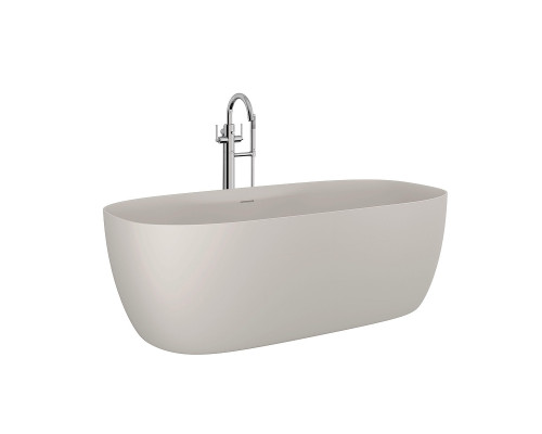 Ванна из искусственного камня Kludi Resa S 170x80 53BF02O2 цвет Серо-бежевый матовый
