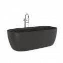 Ванна из искусственного камня Kludi Resa S 170x80 53BF0339 цвет Черный матовый
