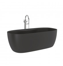 Ванна из искусственного камня Kludi Resa S 170x80 53BF0339 цвет Черный матовый