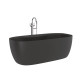 Ванна из искусственного камня Kludi Resa S 170x80 53BF0339 цвет Черный матовый