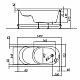 Приобрести Акриловая ванна Kolpa San Tamia S 140x70 562990 без гидромассажа в магазине сантехники Santeh-Crystal.ru