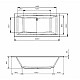 Купить Акриловая ванна Marka One Aelita MG 200x100 01аэ2010 без гидромассажа в магазине сантехники Santeh-Crystal.ru