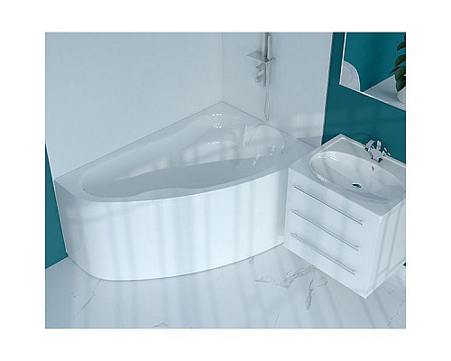 Заказать Акриловая ванна Marka One Lil 140x90 L 01лил1490л без гидромассажа в магазине сантехники Santeh-Crystal.ru