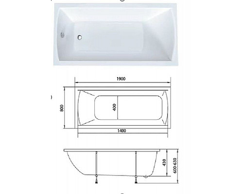 Santeh-Crystal.ru: Акриловая ванна Marka One Modern 190х80 01мод1980 без гидромассажа Приобрести Акриловая ванна Marka One Modern 190х80 01мод1980 без гидромассажа в магазине сантехники Santeh-Crystal.ru