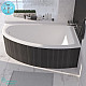 Купить Ванна из литьевого мрамора Marmo Bagno Альба 170x110 R MB-BR170-110 без гидромассажа в магазине сантехники Santeh-Crystal.ru