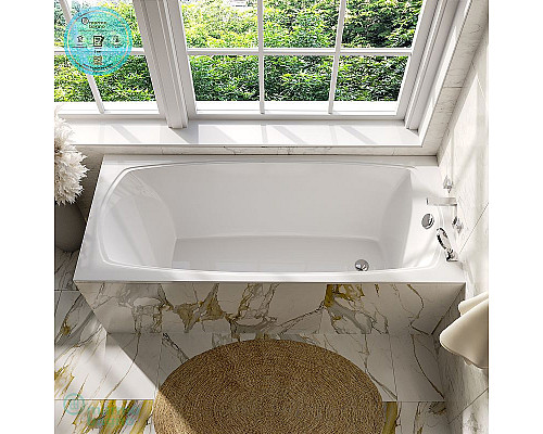 Купить Ванна из литьевого мрамора Marmo Bagno Элза 170x75 MB-Э170-75 без гидромассажа в магазине сантехники Santeh-Crystal.ru