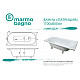 Приобрести Ванна из литьевого мрамора Marmo Bagno Патриция 170x80 MB-PA170-80 без гидромассажа в магазине сантехники Santeh-Crystal.ru