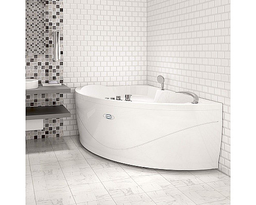 Заказать Акриловая ванна Radomir Vannesa Алари 168x120 L 2-01-0-1-1-218 Белая без гидромассажа в магазине сантехники Santeh-Crystal.ru