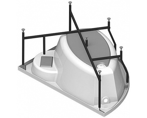 Заказать Акриловая ванна Radomir Vannesa Алари 168x120 L 2-01-0-1-1-218 Белая без гидромассажа в магазине сантехники Santeh-Crystal.ru