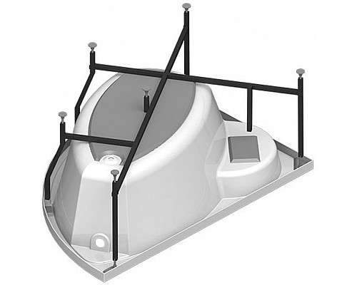 Заказать Акриловая ванна Radomir Vannesa Алари 168x120 R 2-01-0-2-1-218 Белая без гидромассажа в магазине сантехники Santeh-Crystal.ru