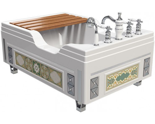 Приобрести Акриловая ванна Radomir Тахарат 120х80 1-01-0-0-1-166 Белая в магазине сантехники Santeh-Crystal.ru