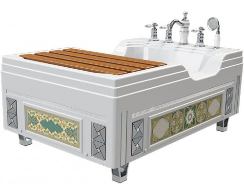 Приобрести Акриловая ванна Radomir Тахарат 120х80 1-01-0-0-1-166 Белая в магазине сантехники Santeh-Crystal.ru