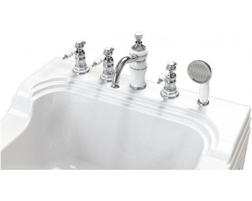 Приобрести Акриловая ванна Radomir Тахарат 120х80 1-01-0-0-1-166 Белая в магазине сантехники Santeh-Crystal.ru
