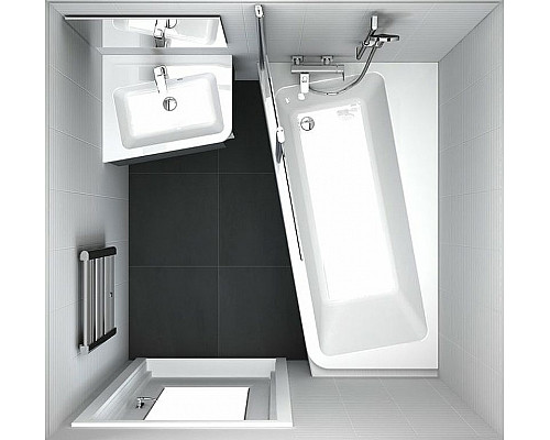 Купить Акриловая ванна Ravak 10° 170x100 L C811000000 без гидромассажа в магазине сантехники Santeh-Crystal.ru