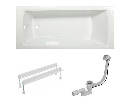 Приобрести Акриловая ванна Ravak Domino Set Plus 170х75 70508024 без гидромассажа в магазине сантехники Santeh-Crystal.ru