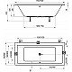 Купить Акриловая ванна Ravak Formy 01 Slim 170x75 C691300000 без гидромассажа в магазине сантехники Santeh-Crystal.ru