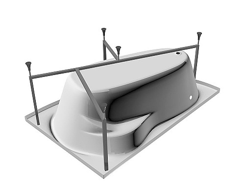 Приобрести Акриловая ванна Relisan Ariadna 150x100 L Гл000000533 без гидромассажа в магазине сантехники Santeh-Crystal.ru