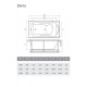 Заказать Акриловая ванна Relisan Elvira 170x75 Гл000000980 без гидромассажа в магазине сантехники Santeh-Crystal.ru