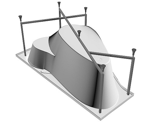 Заказать Акриловая ванна Relisan Isabella 170х90 L Гл000010529 без гидромассажа в магазине сантехники Santeh-Crystal.ru