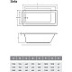Заказать Акриловая ванна Relisan Stella 180x80 Гл000026030 без гидромассажа в магазине сантехники Santeh-Crystal.ru