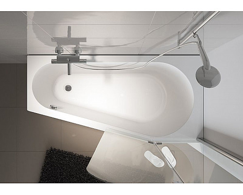 Купить Акриловая ванна Riho Delta 160x80 B069001005 (BB8300500000000) L без гидромассажа в магазине сантехники Santeh-Crystal.ru