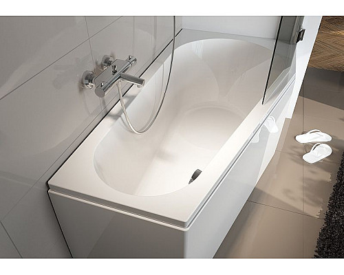 Купить Акриловая ванна Riho Delta 160x80 B069001005 (BB8300500000000) L без гидромассажа в магазине сантехники Santeh-Crystal.ru