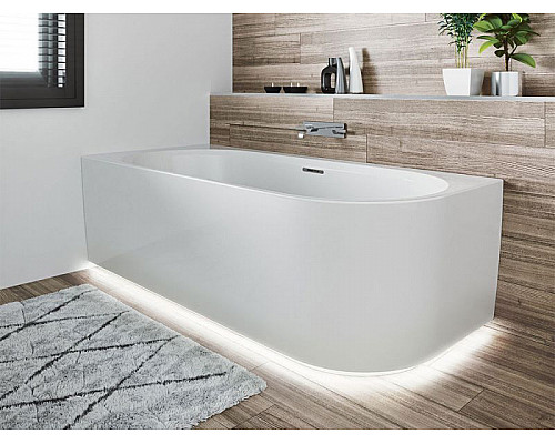 Приобрести Акриловая ванна Riho Desire Wall Mounted 184x84 B089002005 (BD0700500K00133) без гидромассажа в магазине сантехники Santeh-Crystal.ru