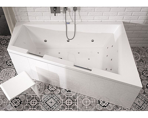 Приобрести Акриловая ванна Riho Doppio 180x130 B034001005 (BA9100500000000) L без гидромассажа в магазине сантехники Santeh-Crystal.ru