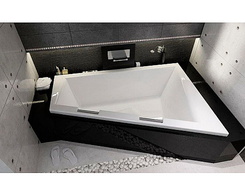 Приобрести Акриловая ванна Riho Doppio 180x130 B034001005 (BA9100500000000) L без гидромассажа в магазине сантехники Santeh-Crystal.ru