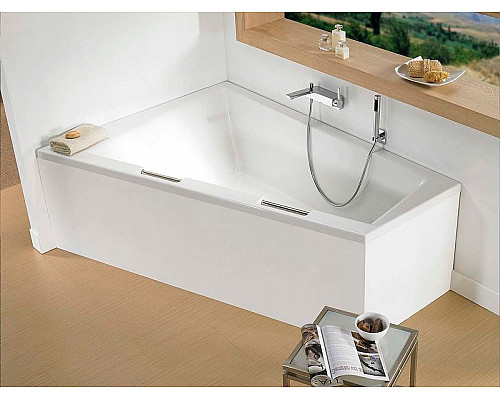 Приобрести Акриловая ванна Riho Doppio 180x130 B033001005 (BA9000500000000) R без гидромассажа в магазине сантехники Santeh-Crystal.ru
