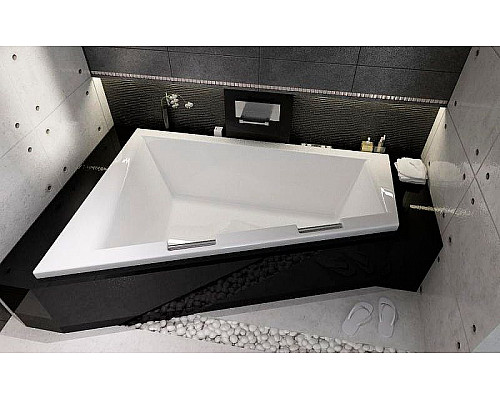 Приобрести Акриловая ванна Riho Doppio 180x130 B033001005 (BA9000500000000) R без гидромассажа в магазине сантехники Santeh-Crystal.ru