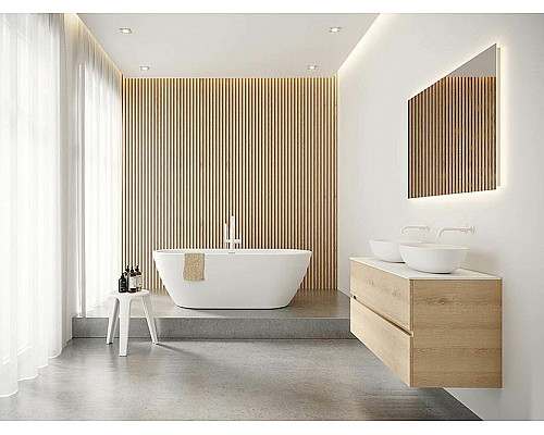 Приобрести Акриловая ванна Riho Inspire Velvet White 180x80 B085001105 (BD0210500000000) без гидромассажа в магазине сантехники Santeh-Crystal.ru