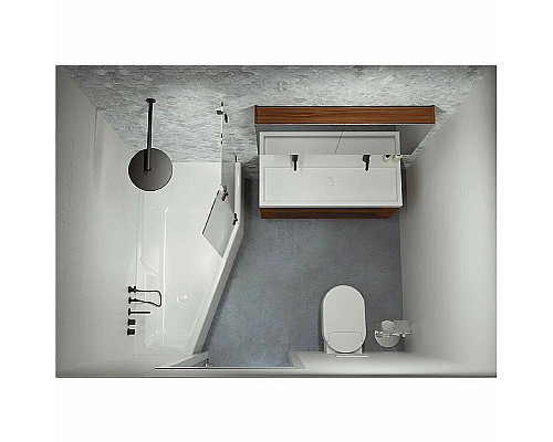 Заказать Акриловая ванна Riho Rething Space 160х75 R B111001005 (BR1300500000000) без гидромассажа в магазине сантехники Santeh-Crystal.ru