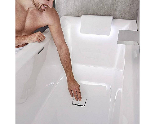 Приобрести Акриловая ванна Riho Still Square 170x75 B100005005 (BR0200500K00132) LED без гидромассажа в магазине сантехники Santeh-Crystal.ru