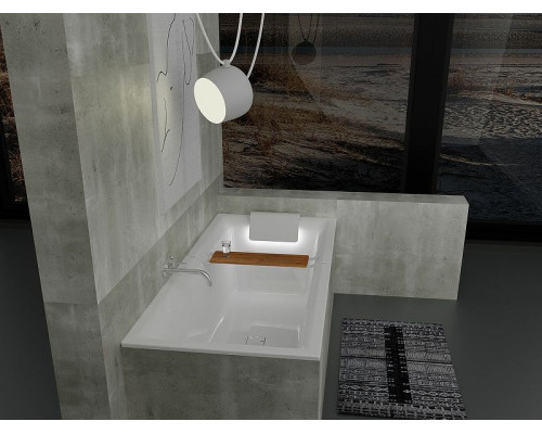 Заказать Акриловая ванна Riho Still Square 180х80 B099005005 (BR0100500K00132) LED без гидромассажа в магазине сантехники Santeh-Crystal.ru