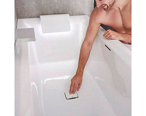 Приобрести Акриловая ванна Riho Still Square 170x75 B100003005 (BR0200500K00130) LED R без гидромассажа в магазине сантехники Santeh-Crystal.ru