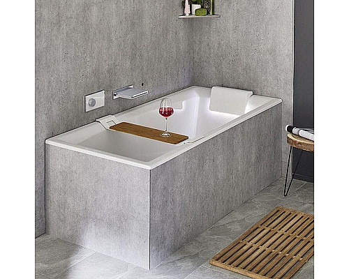 Приобрести Акриловая ванна Riho Still Square 180х80 B099003005 (BR0100500K00130) LED R без гидромассажа в магазине сантехники Santeh-Crystal.ru