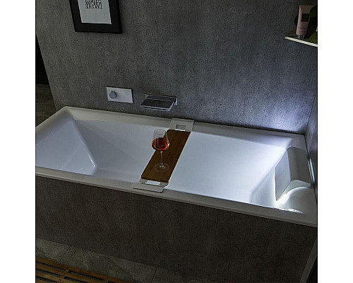 Приобрести Акриловая ванна Riho Still Square 180х80 B099003005 (BR0100500K00130) LED R без гидромассажа в магазине сантехники Santeh-Crystal.ru