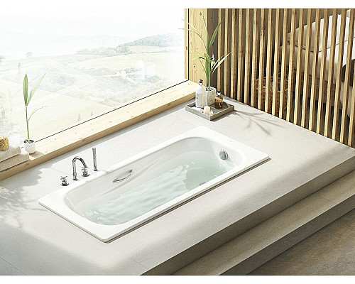 Купить Стальная ванна Roca Princess 170x75 2202E0000 с антискользящим покрытием в магазине сантехники Santeh-Crystal.ru